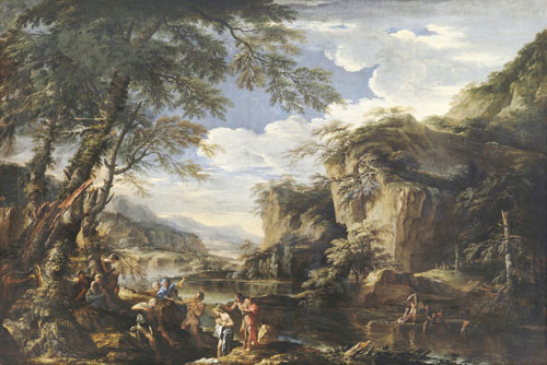 saint john the baptist baptizing christ in the gardan
